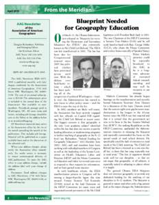 From the Meridian  April 2010 AAG Newsletter of the