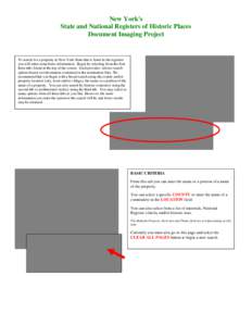 Document Imaging for National Register User Guide