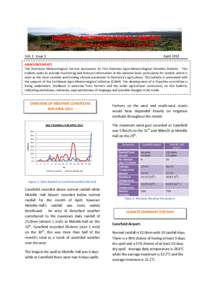 DOMINICA DOMINICA METEOROLOGICAL SERVICE MONTHLY AGRO-METEOROLOGICAL BULLETIN Vol. 1 Issue 1  April 2012