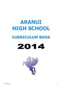 ARANUI HIGH SCHOOL CURRICULUM BOOK Curriculum 2014