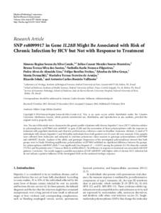 SNP rs8099917 in Gene IL28B Might Be Associated with Risk of Chronic Infection by HCV but Not with Response to Treatment