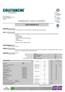 COLETANCHE ES2 ASTM (USA units) E