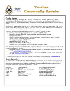 Trustee Update The Black Gold Regional Division No. 18 is made up of 9 communities, including Leduc County. These communities are: New Sarepta, Beaumont, Leduc, Devon, Calmar, New Humble, Thorsby, Warburg and the Hutteri