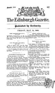 657  TheEdinburgh Gazette.