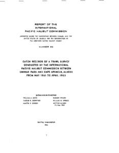 International Pacific Halibut Commission / Halibut / Kodiak Island / Unimak Pass / Alaska / Fishing trawler / Fish / Pleuronectidae / Pacific halibut