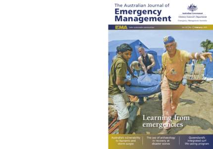 The Australian Journal of  Index of articles from the Australian Journal of Emergency Management  Emergency