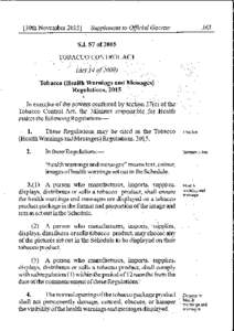 [30th NovemberSupplement to Official Gazette