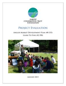 Project Evaluation Angler Market Development Plan (#Learn To Fish (#January 2015
