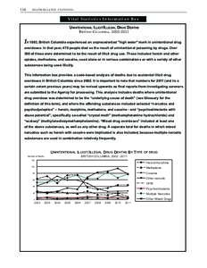 114	  death-related  statistics V ital S tat i s t i c s Informat i on Box