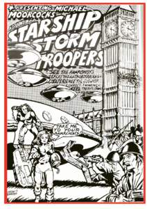 STARSHIP STORM TROOPERS by Michael Moorcock Cienfuegos Press Anarchist Review NoThere are still a few things which bring a naive sense of shocked astonishment to me whenever I experience them—a church service