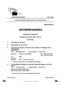 EUROPEES PARLEMENT[removed]Commissie burgerlijke vrijheden, justitie en binnenlandse zaken