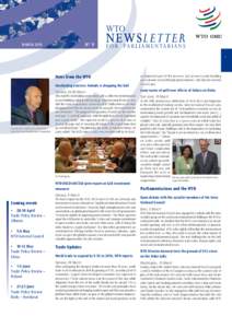 WTO N° 9 MARCH[removed]NEWSLETTER