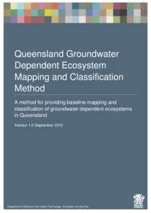 Queensland Groundwater Dependent Ecosystem Mapping and Classification Method