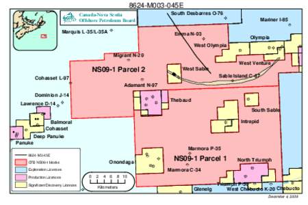 8624-M003-045E 1 00 Canada-Nova Scotia Offshore Petroleum Board Marquis L-35/L-35A