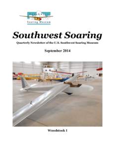 Southwest Soaring Quarterly Newsletter of the U.S. Southwest Soaring Museum September[removed]Woodstock I