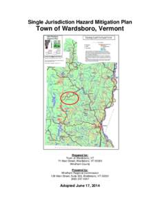 Single Jurisdiction Hazard Mitigation Plan  Town of Wardsboro, Vermont Prepared for: Town of Wardsboro, VT