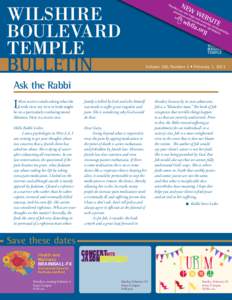 NE  WILSHIRE BOULEVARD TEMPLE BULLETIN