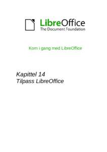 Kom i gang med LibreOffice  Kapittel 14 Tilpass LibreOffice  Opphavsrett