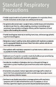 Standard Respiratory Precautions