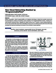 Networking hardware / OpenFlow / Forwarding plane / Cloud computing / Network switch / Routing / Router / Internet Protocol / Transmission Control Protocol / Network architecture / Computing / Internet