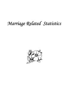 Marriage Related Statistics  Marriage Related Statistics 20