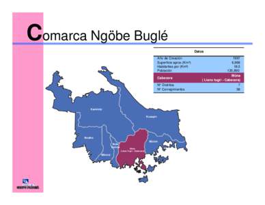 Comarca Ngöbe Buglé Datos Año de Creación