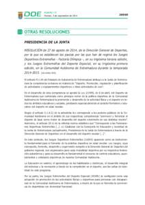 NÚMERO 172 Viernes, 5 de septiembre deIII OTRAS RESOLUCIONES