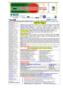 IEEE Kansai Section; IEEE CISTF-FLMS; JESTC-MaE; IEEE ComSoc TC-CSR  Call for Paper Honorary Chair: Yasushi Yagi Osaka University