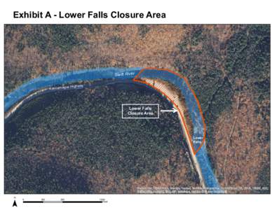 Exhibit A - Lower Falls Closure Area  Swift River Kanca magus  Highway