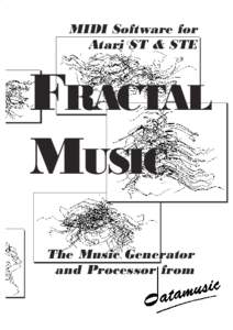 MIDI Software for Atari ST & STE FRACTAL MUSIC The Music Generator