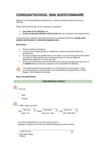 Data collection / Grammar / Questionnaire / Survey methodology / Methodology / Yes and no / Question / Mouse / Questionnaire construction / Research methods / Science / Evaluation methods