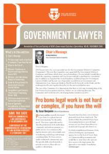 Government Lawyer Newsletter - No. 46 November 2010