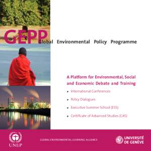 GEPP  Global Environmental Policy Programme A Platform for Environmental, Social and Economic Debate and Training