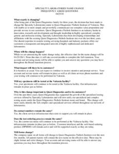 Microsoft Word - Specialty FAQ For  Clients 102010_FINAL