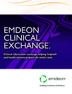 Emdeon Clinical Exchange Hospital Brochure