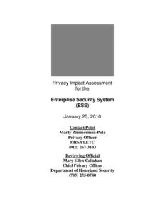 Government / Privacy Office of the U.S. Department of Homeland Security / Federal Law Enforcement Training Center / Privacy / Internet privacy / Personally identifiable information / Glynco /  Georgia / United States Department of Homeland Security / Ethics / Geography of Georgia