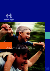AFSA Annual Reportfor generations to come 