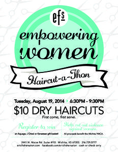 EFS Haircut-A-Thon 2014 flyer