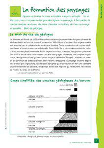 le paysage  La formation des paysages