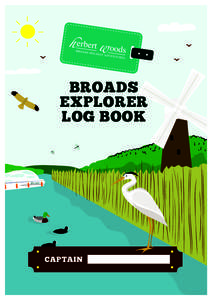 BROADS EXPLORER LOG BOOK CAPTAIN