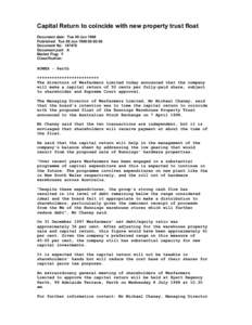 Economy of Australia / Year of birth missing / Michael Chaney / Microeconomics / Financial capital / Australia / Hardwarehouse / Hardware stores / Wesfarmers / Bunnings Warehouse