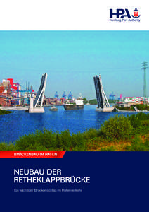 Brückenbau im Hafen  Neubau Der