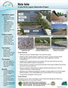 Ibis Isle A Lake Worth Lagoon Restoration Project Lake Worth Lagoon •