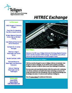 HITREC Exchange In This Issue Issue 5