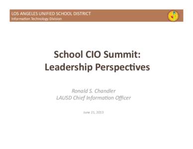 Informa / Los Angeles Unified School District