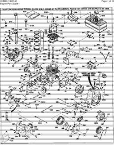 HHM80-190014E Engine Parts List #1 Page 1 of 10  HHM80-190014E