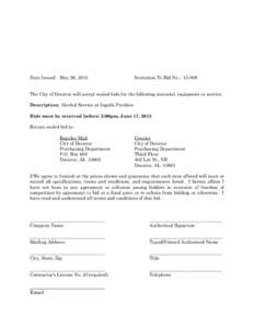 Microsoft WordBid Document