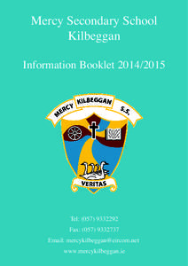 Mercy Secondary School Kilbeggan Information BookletTel: (Fax: (