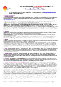 Microsoft Word - Floating Images Terms & Conditions Jan 2010.doc