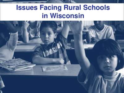 Issues Facing Rural Schools in Wisconsin Most Kids Attend Public School… Private Schools (Tuition-Paying)